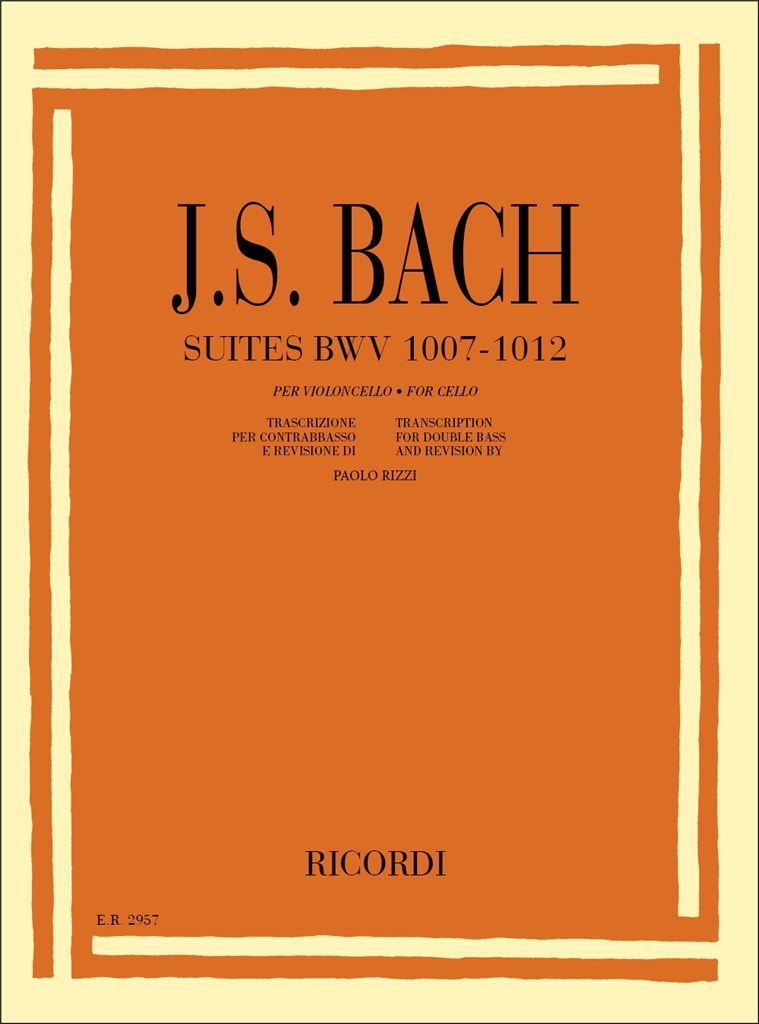 6 Suites Per Violoncello Solo Bwv 1007 - 1012